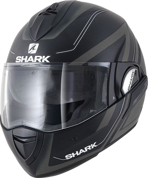 Casca Moto Flip-up Shark  Evoline Series 3 Hyrium Black/Gray